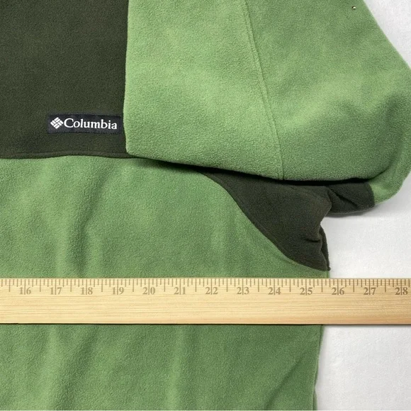 Columbia Men's Basin Trail 3 Half Snap Fleece Pullover Size XL Green. - Picture 4 of 10